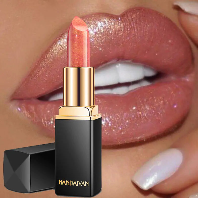 Waterproof Glitter Lipstick ( 9 Colors )