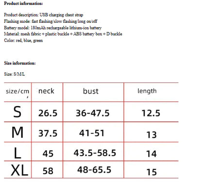 GlowPaws LED Dog Harness